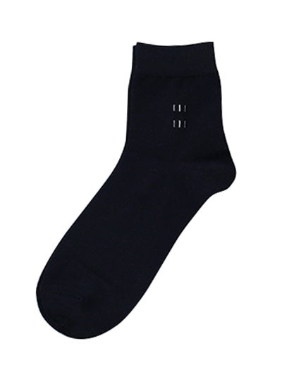 Buy Simple Mid Calf Socks For Men Multicolour in UAE