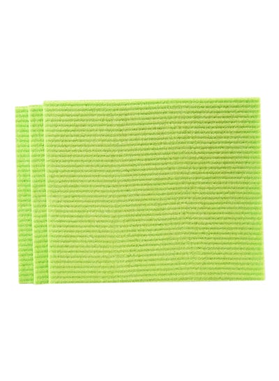 Buy 5 Piece Scotch Brite Sponge Cloth Naturals Green in UAE