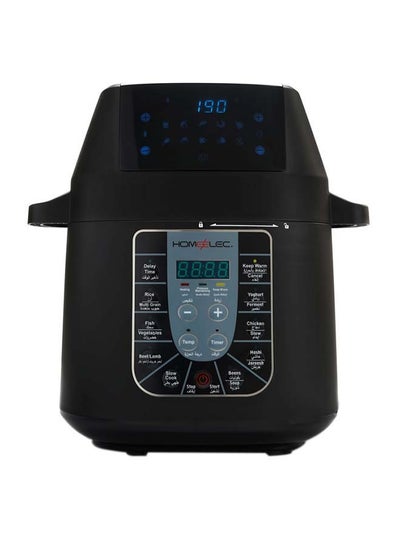 اشتري 2-In-1 Electric Pressure Cooker With Air Fryer 6.0 L 1530.0 W HC21APS-1 Black في السعودية