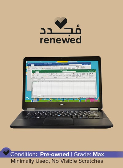 اشتري Renewed - Latitude E7470 (2016) Laptop With 14-Inch Display,Intel Core i5 Processor/6th Gen/16GB RAM/512GB SSD/Intel Integrated Shared Graphics Black في الامارات