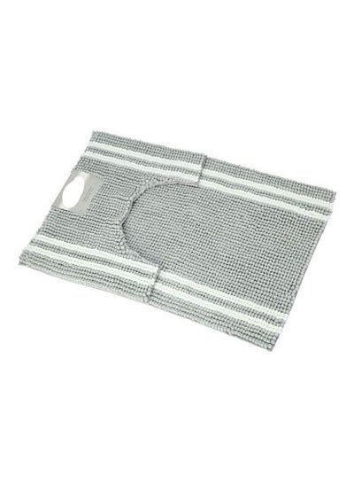 Buy Anti-Slip Bath Mat Grey 60x90cm in Saudi Arabia