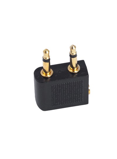 Buy 2*1 Connector 2 Aux Male * 1 Female Gold in Egypt