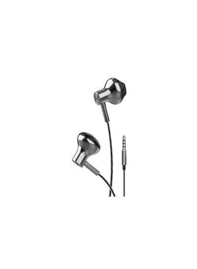 Buy Devia Metal In Earphone With Remote And Mic Black in Egypt