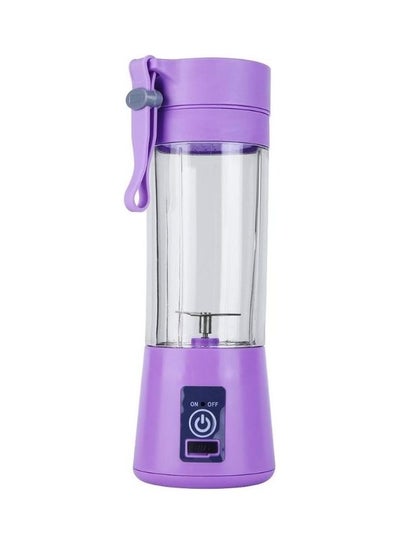 Buy USB Rechargeable Electric Juicer Mixer Purple in Egypt