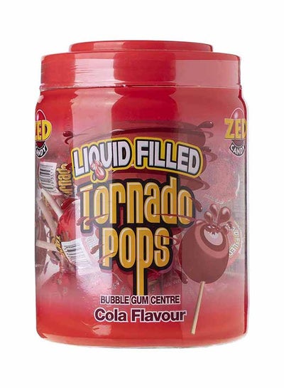 Buy Liquid Filled Cola Flavour Tornado Pops 997.5grams in UAE