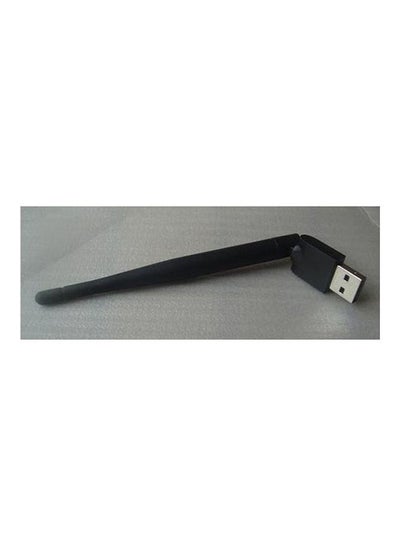 Buy Wifi Usb Piece For The Receiver To Connect To The Network And The Internet Black in Egypt