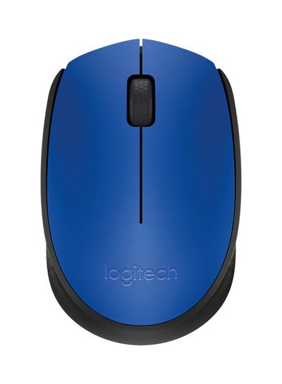 اشتري ماوس Logitech M170 2.4G اللاسلكي البصري المتناسق مع مسافة نقل لاسلكية 10 أمتار، توصيل وتشغيل، أزرق في الامارات