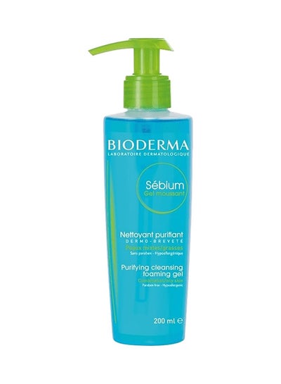 Buy Sebium Moussant Purifying Foaming Gel For Combination/Oily Skin 200ml in Saudi Arabia