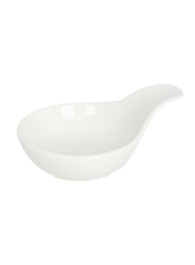 Buy Porcelain Spoon White in UAE