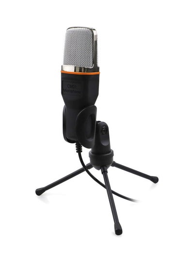 Buy Codenser Microphone with Stand Black/Silver in Saudi Arabia