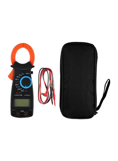 Buy Digital Clamp Meter With Carry Case Black/Orange 23cm in Saudi Arabia