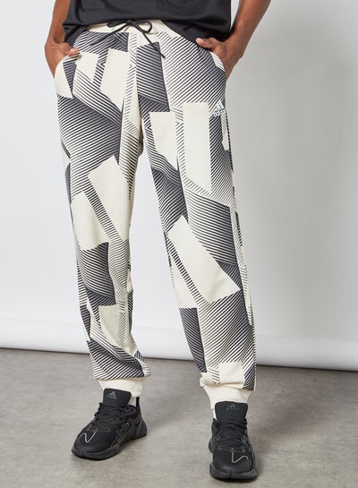 Buy All-Over Graphic Print Sweatpants Multicolour in UAE