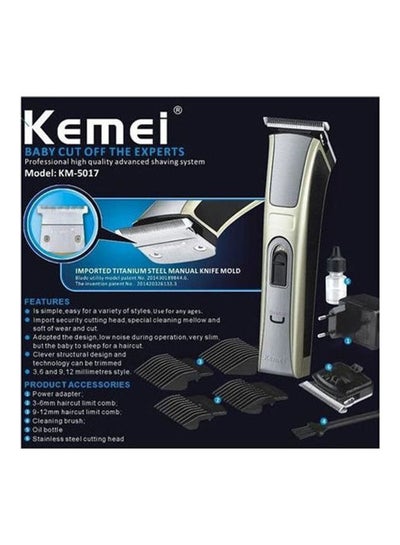 Buy Km-5017 Shaver For Men Silver in Egypt