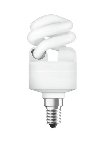 Buy 8W E14 430lm Fluorescent Dulux Mini Twist Bulb Warm White in UAE