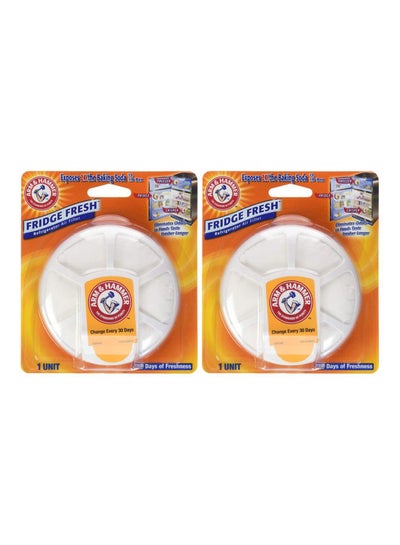 Buy Pack Of 2 Fridge Fresh Air Filter HDL-101B White in Saudi Arabia