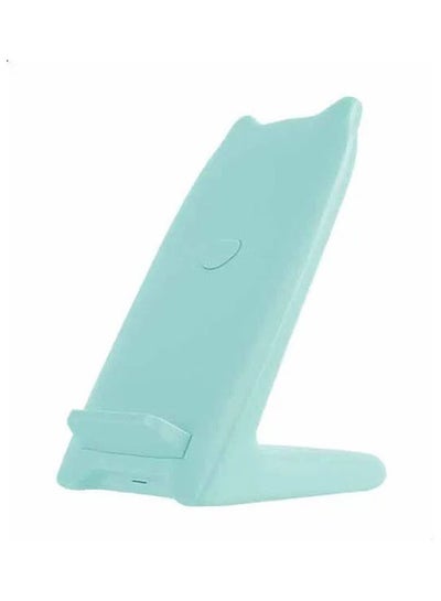 Buy MC037 Kitty Fast Wireless Charging Stand mint green in Saudi Arabia