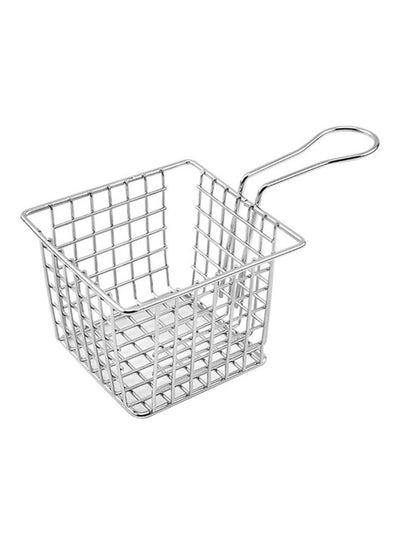 Buy Square Mini French Fries Basket Silver in UAE