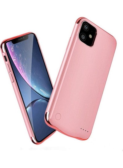 Buy Protective Extended Rechargeable Battery Charger Case Compatible with Apple iPhone 12mini Pink in UAE