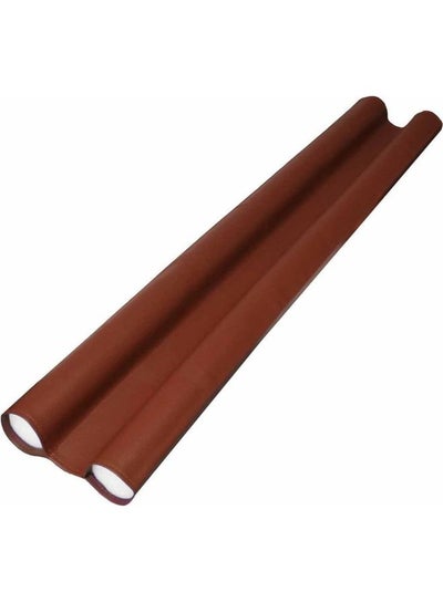 Buy Double Door Draft Stopper Dark Brown in UAE