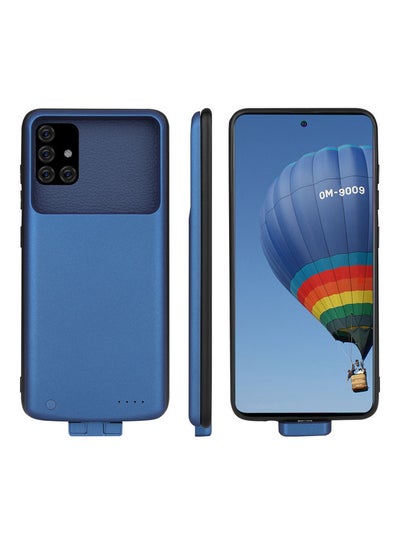 Buy Protective Charging Backup Power Bank Case Cover for Samsung Galaxy A51 4G Blue in UAE