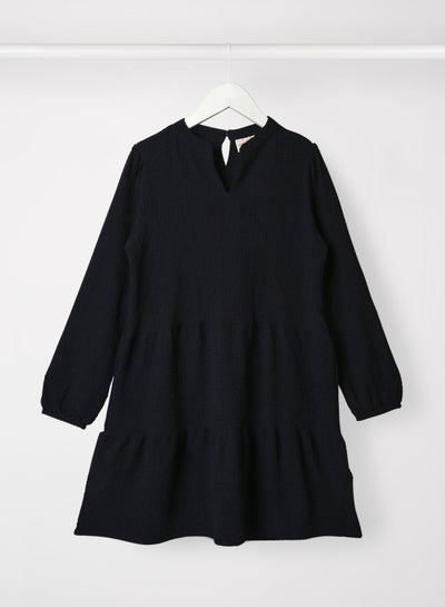 Buy Kids/Teen Smock Dress Navy in UAE