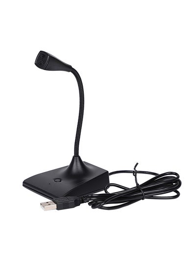 اشتري ميكروفون للتوصيل بالكمبيوتر مناسب للمؤتمرات مزود بمنفذ USB أسود في الامارات
