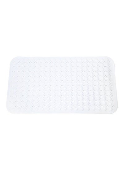 Buy Bath Mat White 38 x 70cm in Saudi Arabia