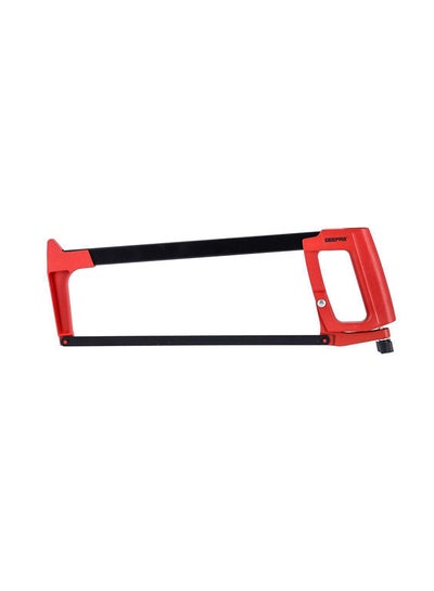 Buy 12" AL Hacksaw Frame - Durable & Convenient with Grip Handle, Mini Hacksaw for Your Mini Tool Kit | Removable Metal Cutting Saw Blade | Ideal for Cutting Wood, Plastic, Bamboo & More Red/Black 12inch in UAE