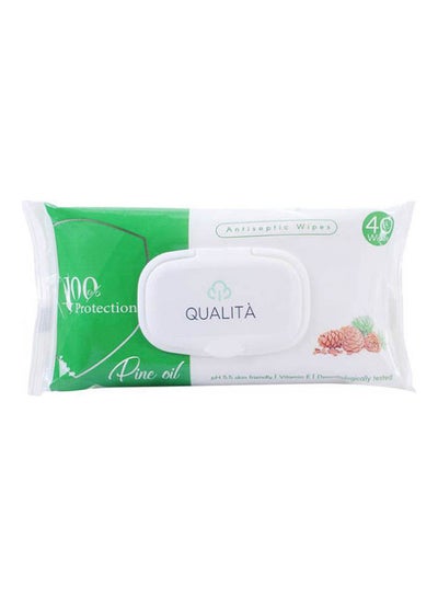 Buy Qualita Creamy Wipes Shea Butter 40Pcs in Egypt