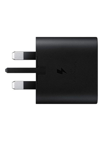 Buy 25W  Super Fast Charging  Adapter For Samsung Black in Saudi Arabia