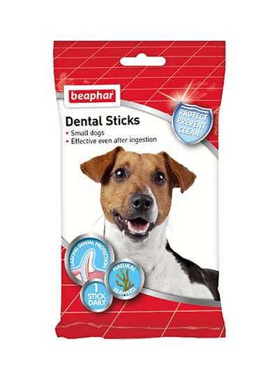 Buy Dental Sticks Small Dogs 7 Pieces 112grams in UAE