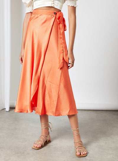 Buy Comfortable Stylish Skirt Orange in Saudi Arabia