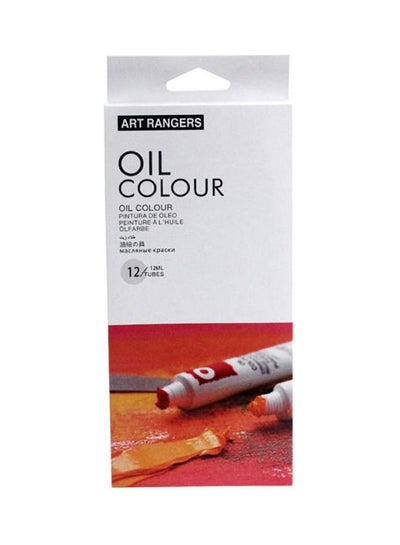 Buy Oil Colors Set Of 12 Tubes 12Ml Multicolour in Egypt