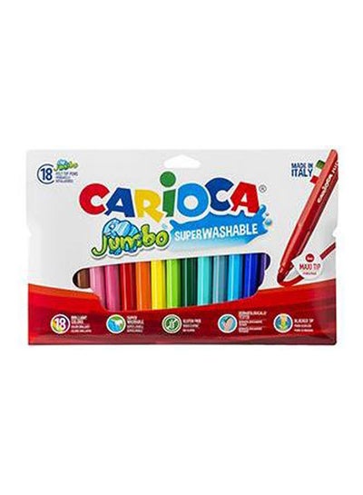 Buy Carioca – Box of 18 Felt-tip Pens (A52100018) Multicolour in Egypt