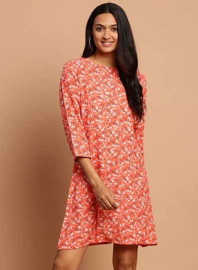 Buy Casual Stylish Dress Multicolour in Saudi Arabia