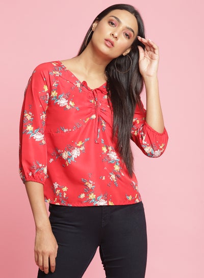 Buy Comfortable Stylish Top Red in Saudi Arabia