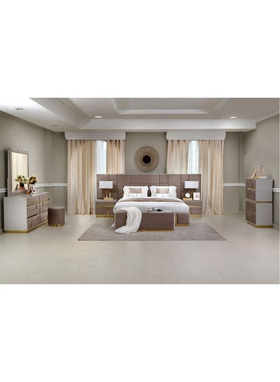 Buy 6-Piece Dreamwave Bedroom Set Multicolour 210x330x131cm in UAE