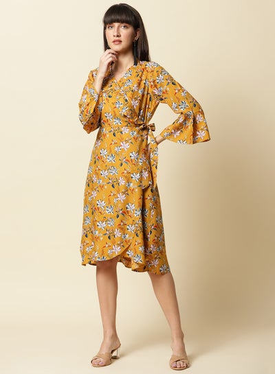 Buy Casual Stylish Dress Multicolour in Saudi Arabia