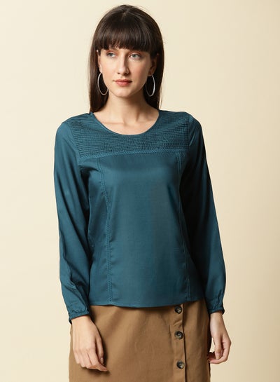 Buy Casual Stylish Top Bottle Green in Saudi Arabia