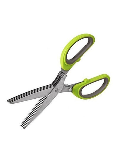 Buy 5 Layers Stainless Steel Kitchen Scissors Comfortable Handles Herb Scissors Quick Cooking Tool Multicolour in Egypt