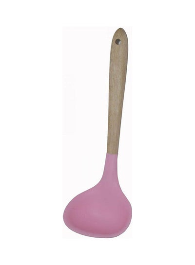Buy Silicone Spoon With Wooden Handle Multicolour in Egypt
