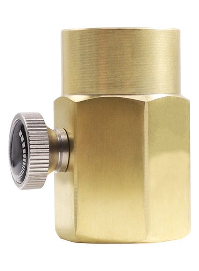 اشتري Brass Household Soda Bottle Adapter Bottle Gold/Silver/Black في السعودية