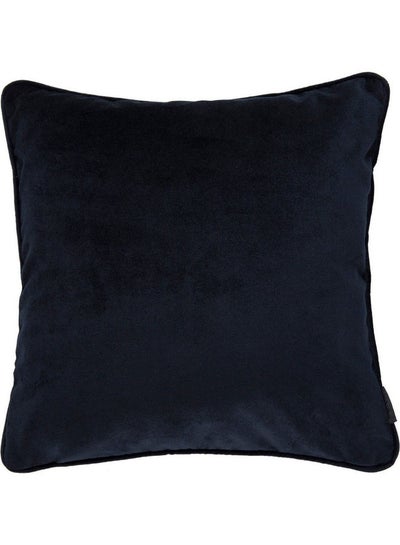 Buy Decorative Velvet  Cushion Black 60x60cm in Saudi Arabia