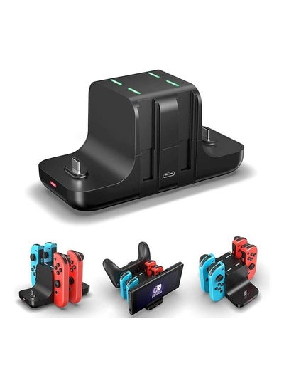 اشتري 6-In-1 Charging Station For Nintendo Switch Joy-Con Controllers - Wireless في السعودية