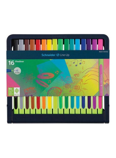 اشتري Fineliner Colors Set - Contains 16 Colors Multicolour في مصر