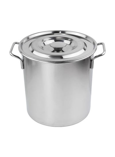 Buy Soup Pot Silver 35cm in Saudi Arabia