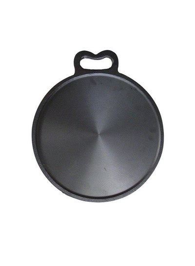 Buy Pre-Seasoned Cast Iron Dosa Tawa Griddle Black 9inch in UAE