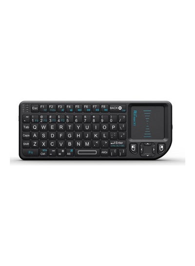 اشتري لوحة مفاتيح لاسلكية محمولة ميني X1 أسود في الامارات