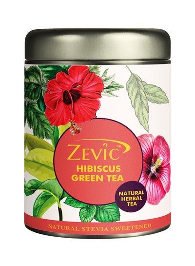 Buy Hibiscus Herbal Green Tea 50grams in UAE