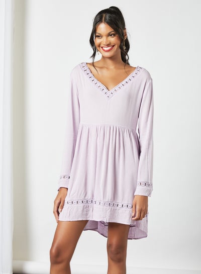 Buy Tassel Detail Dress Violet in UAE